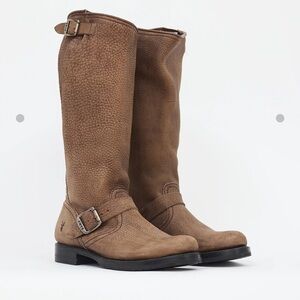 Frye Veronica Slouch Boots sz 9.5 tan brown like new